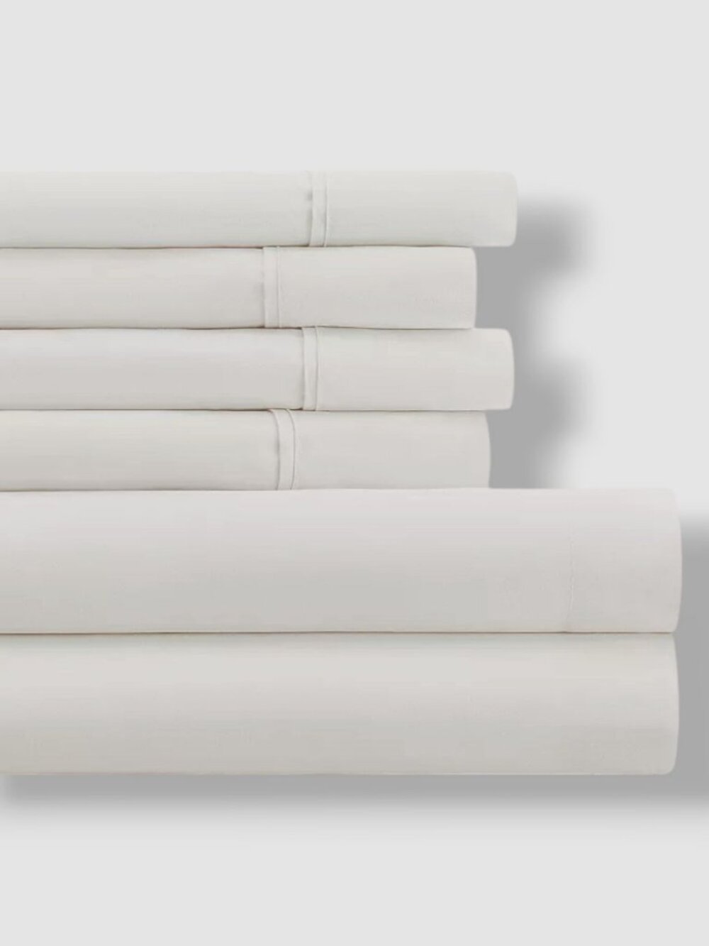 Ienjoy Home White Premium Luxury Ultra Soft Bed Sheet 6-Piece Set - Queen' Size